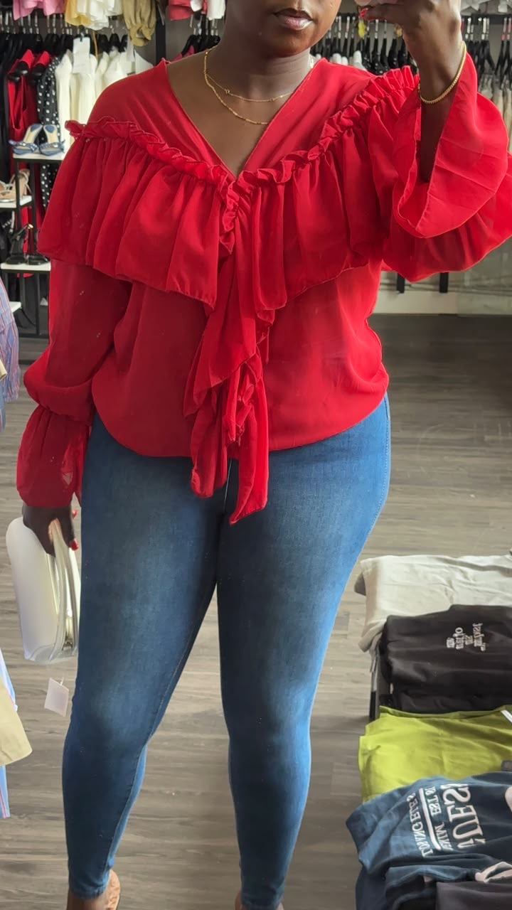 Aurora top red