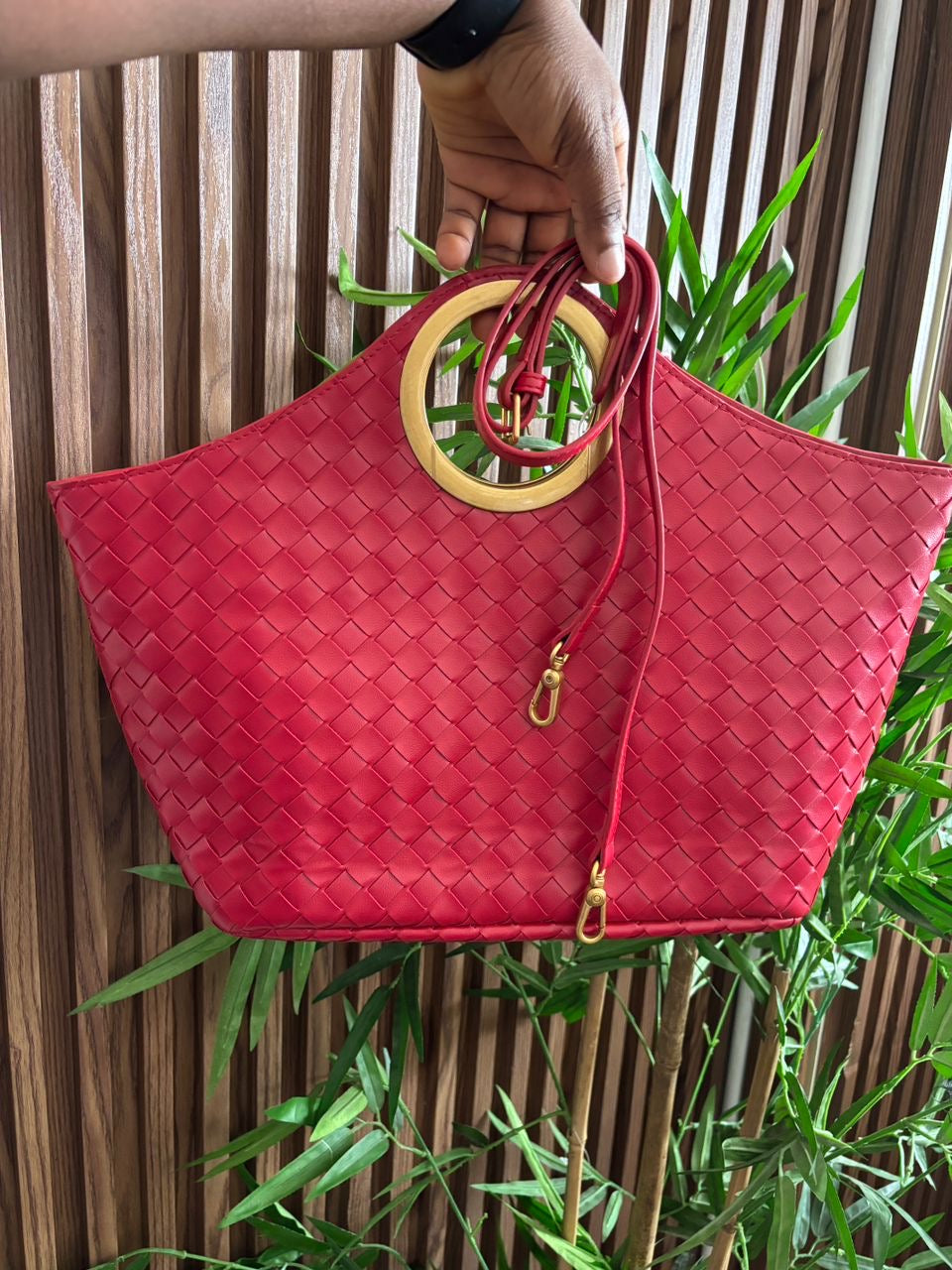 Mabel bag red