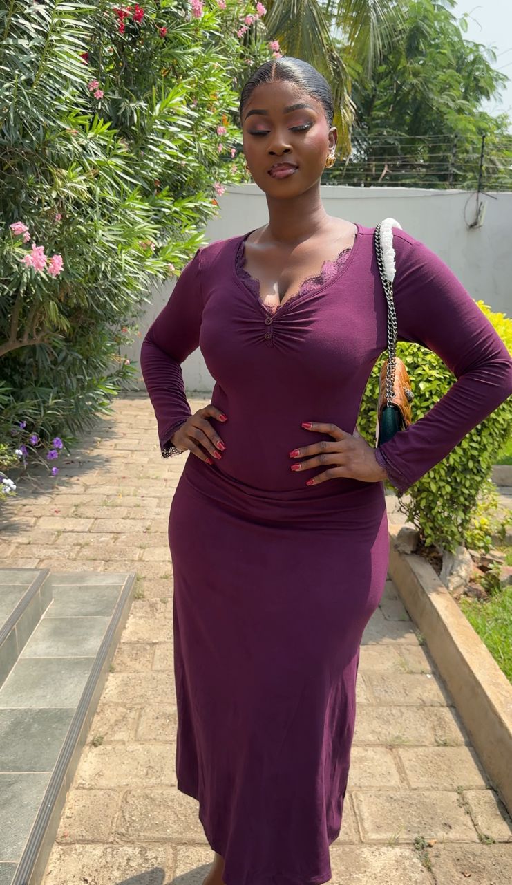 Valencia dress purple