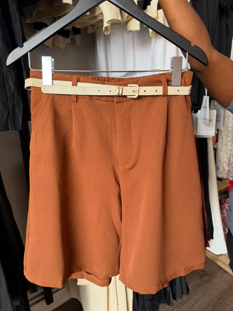Nelly shorts burnt orange