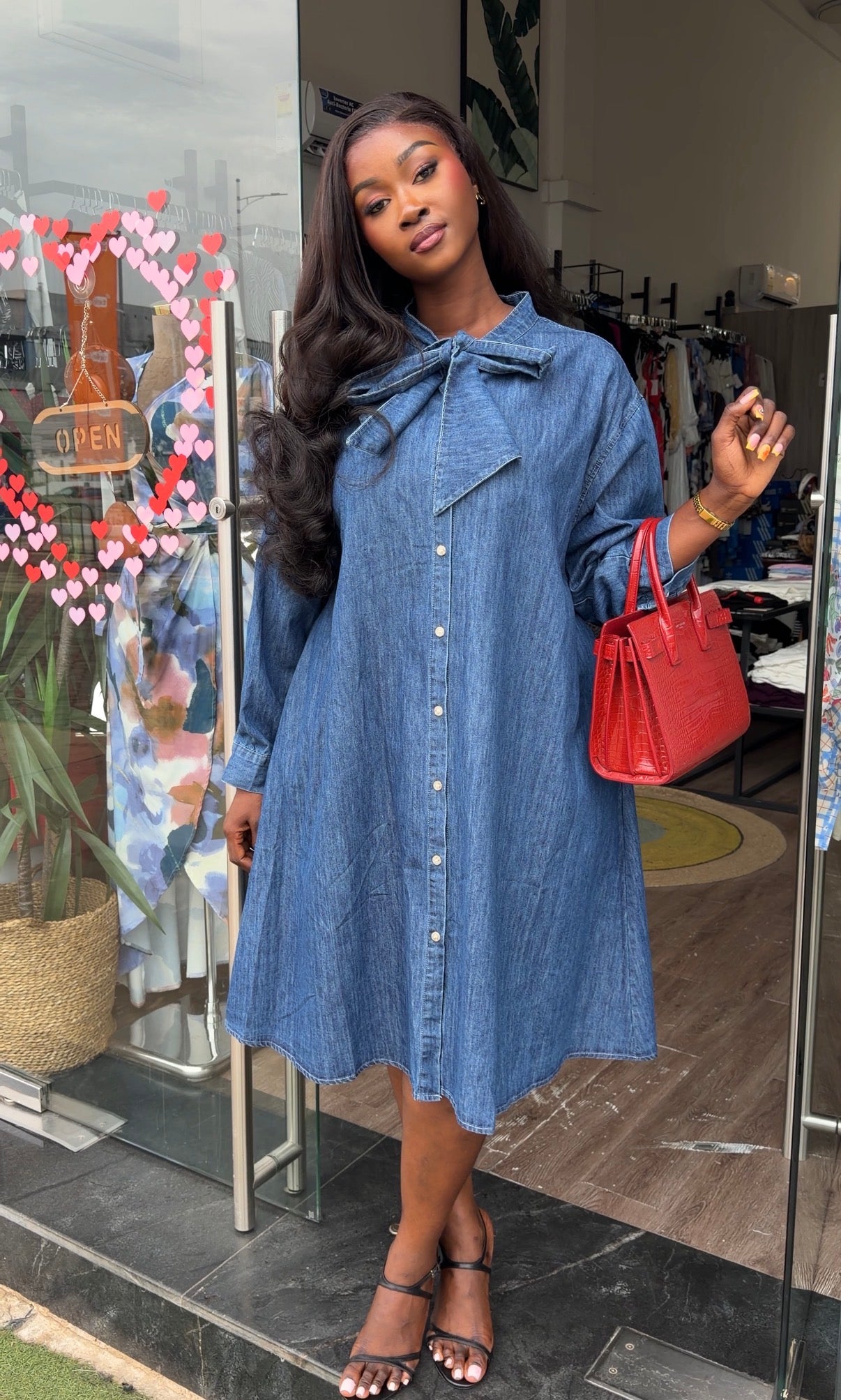 Mandy dress dark blue