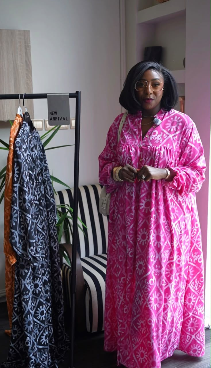 Keith dress pink mix