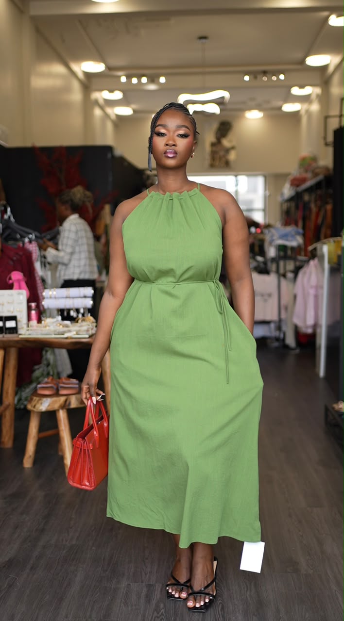 Jana dress green