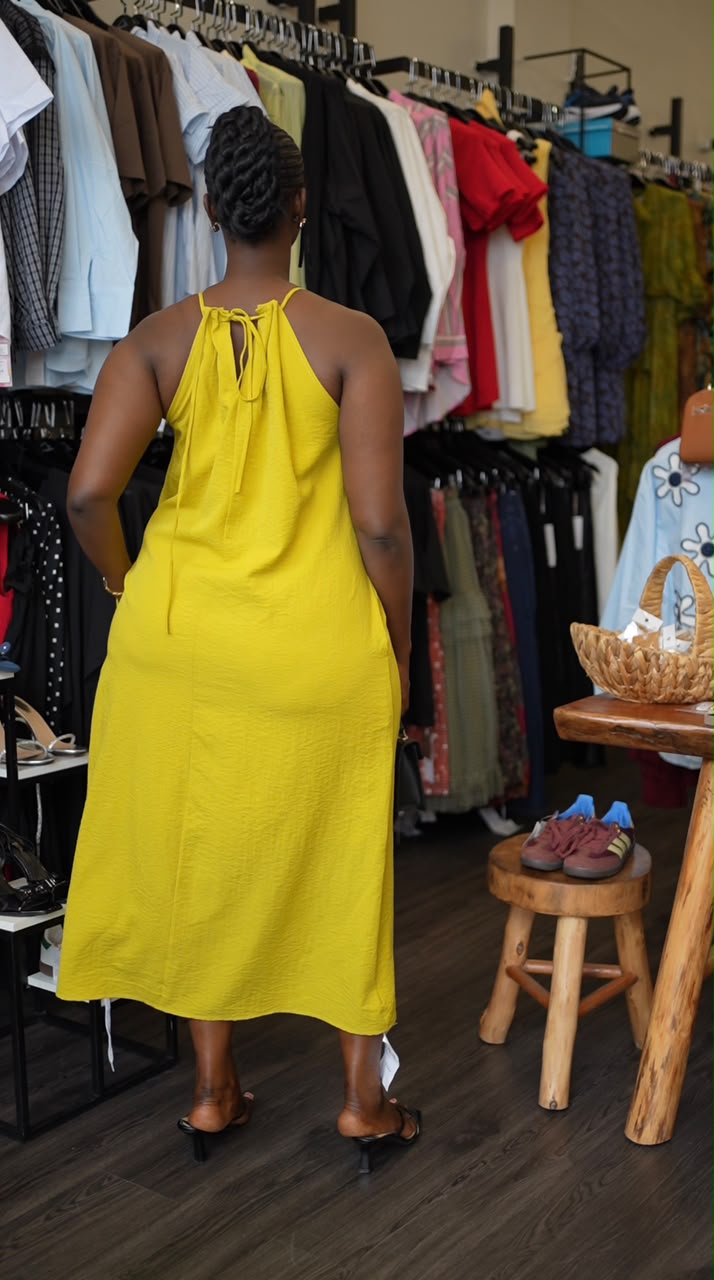 Jana dress mustard