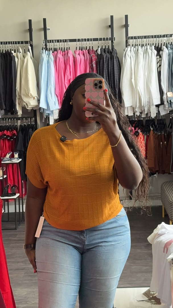 Tima top orange