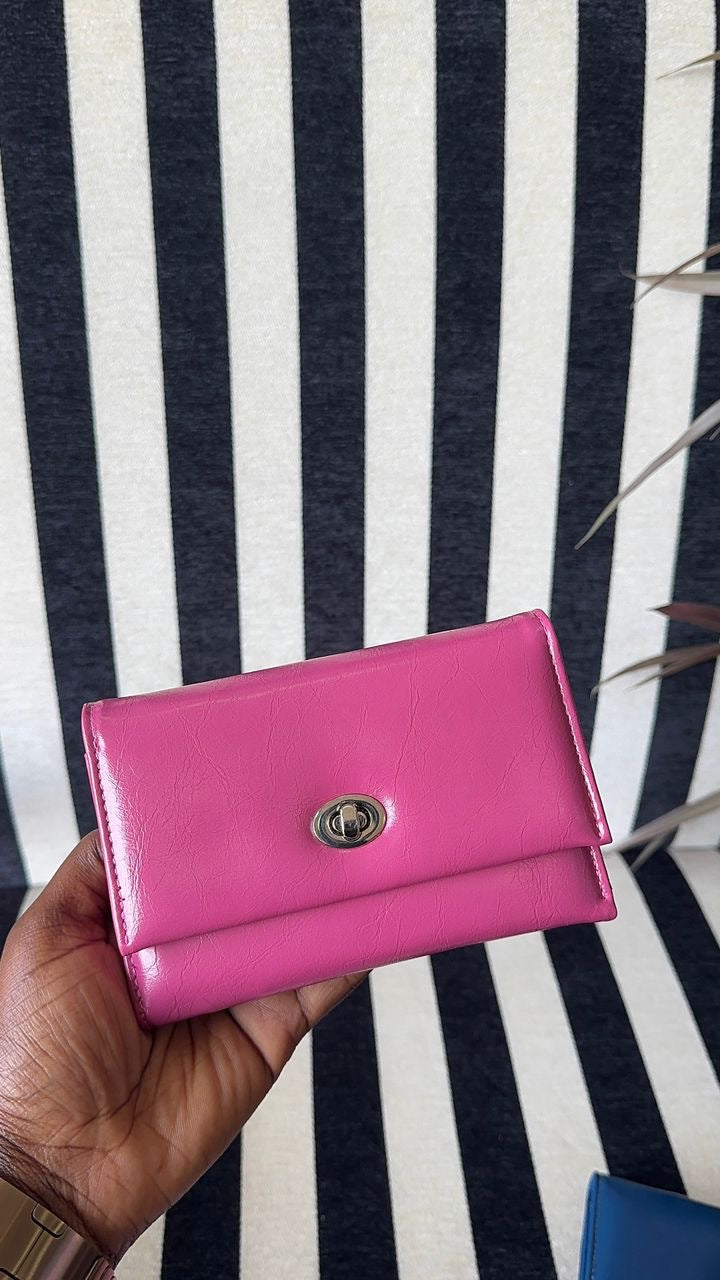 Eime purse deep pink