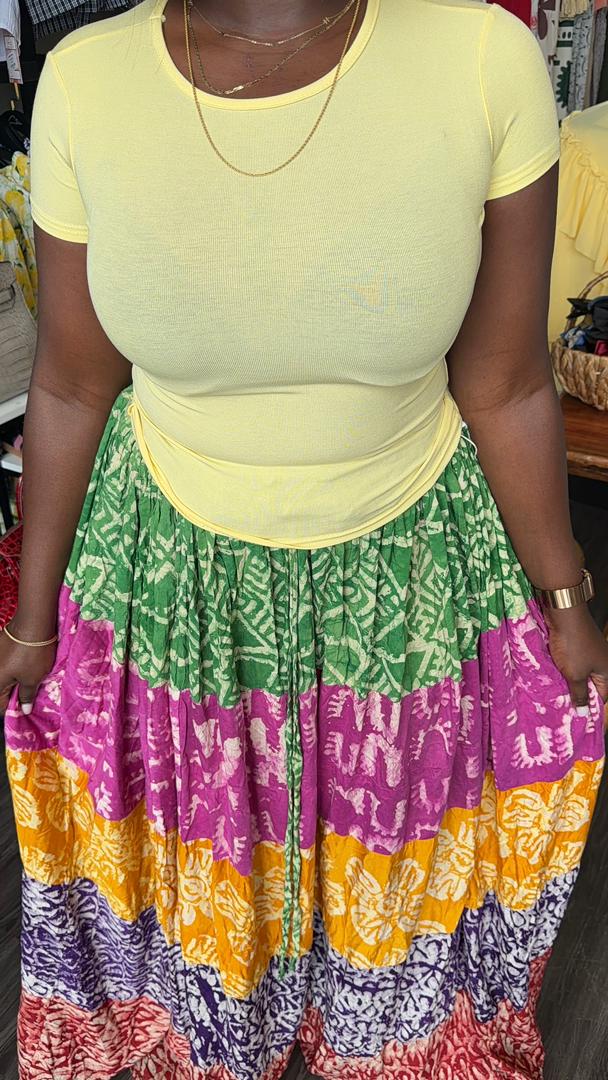 Samira body top yellow