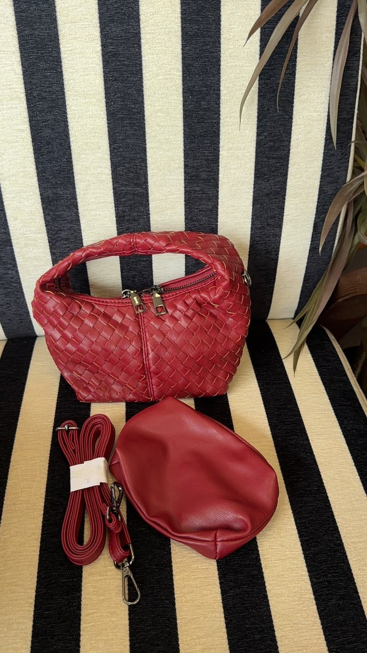 Sabria bag maroon