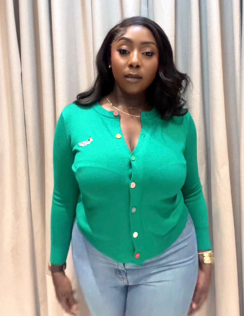 Paula top green