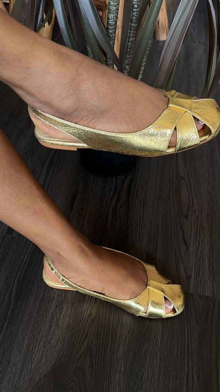 Efua sandal gold