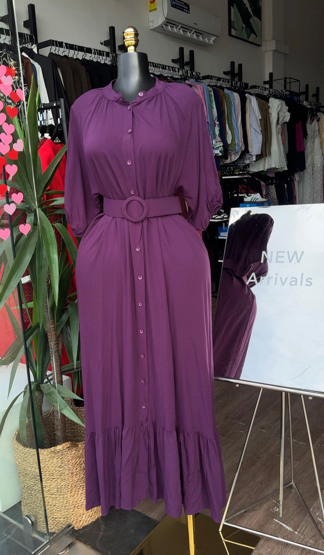 Amara dress purple