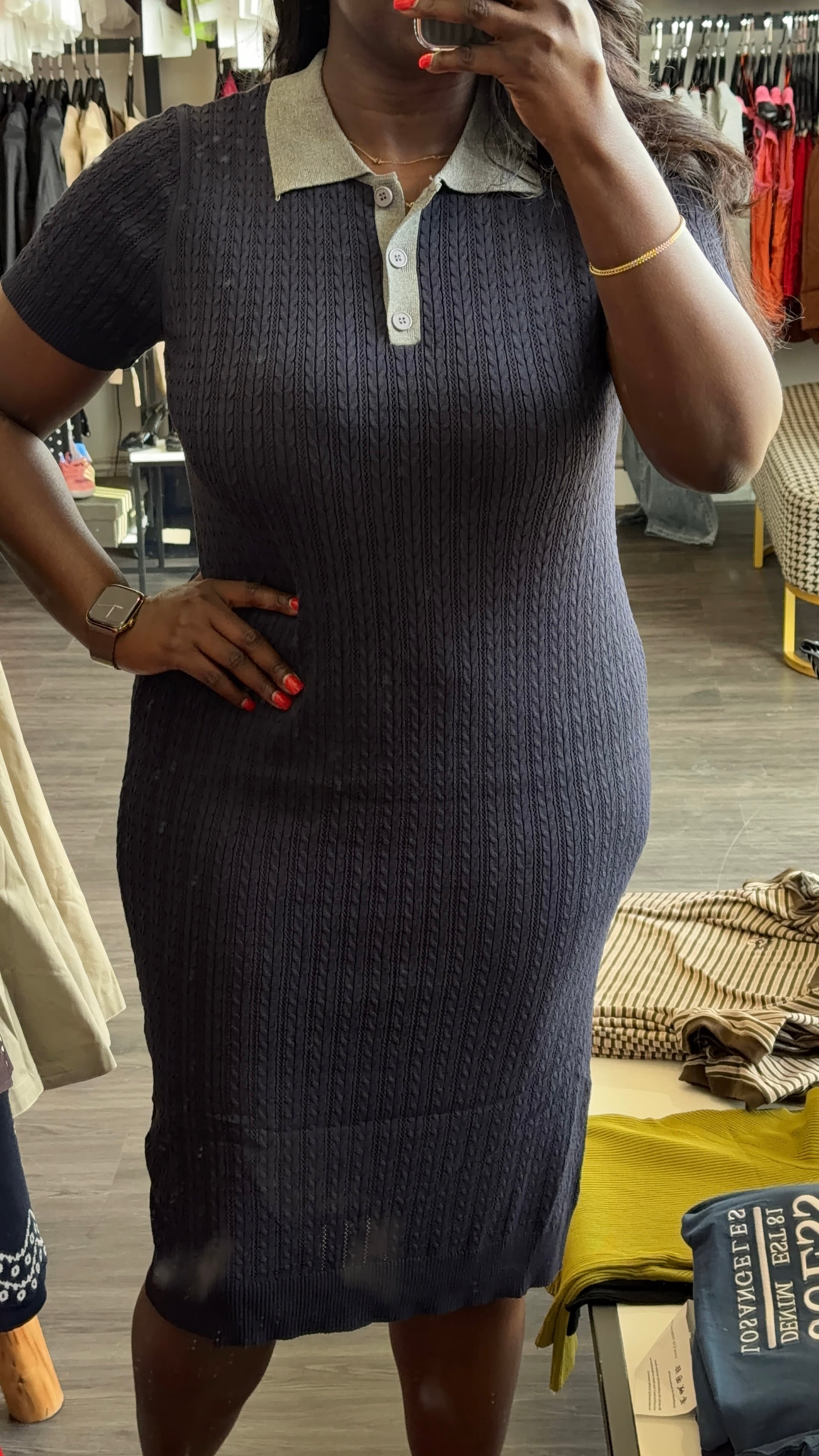 Regal dress navy