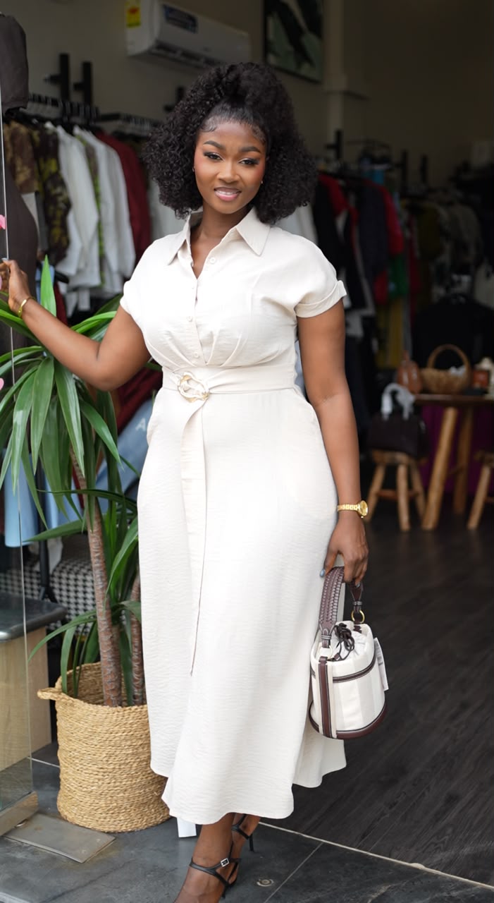 Dina dress nude