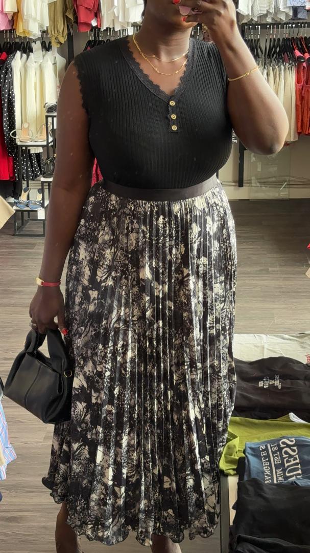 Avina skirt black mix