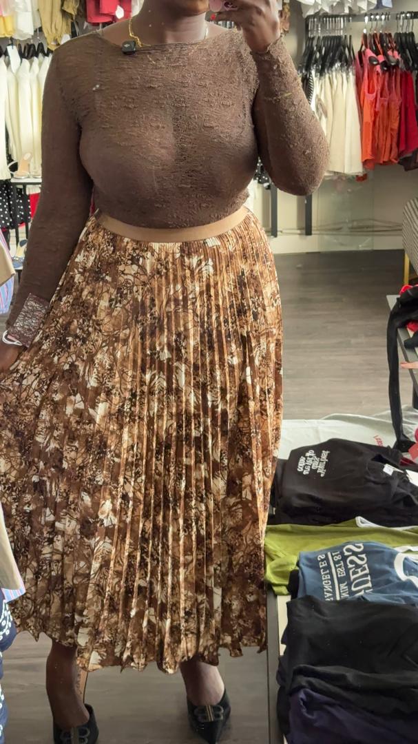 Avina skirt brown mix