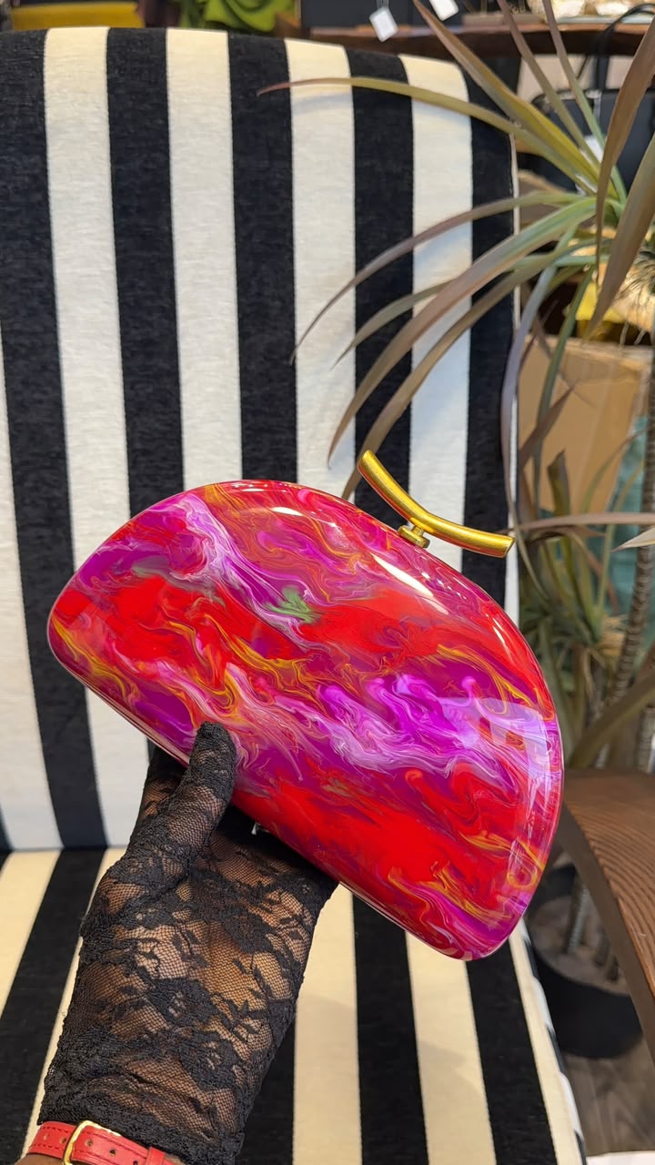 Marble bag red mix