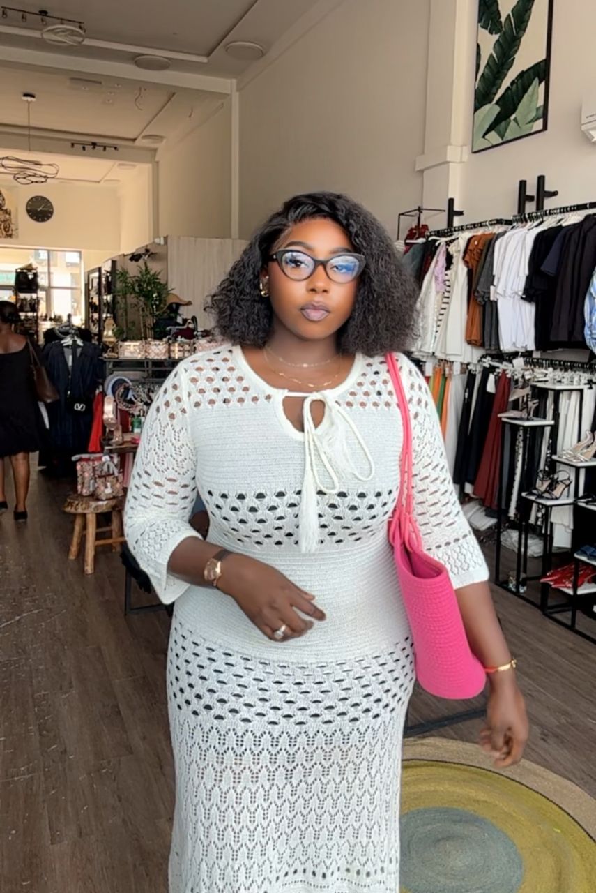 Oprah dress cream