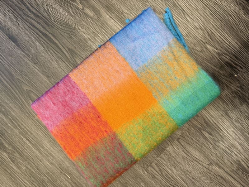 Peach Sorbet Shawl
