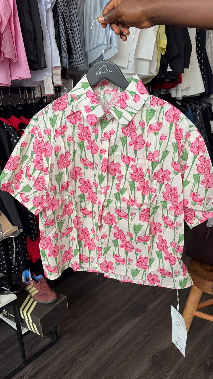 Fauzi top pink mix