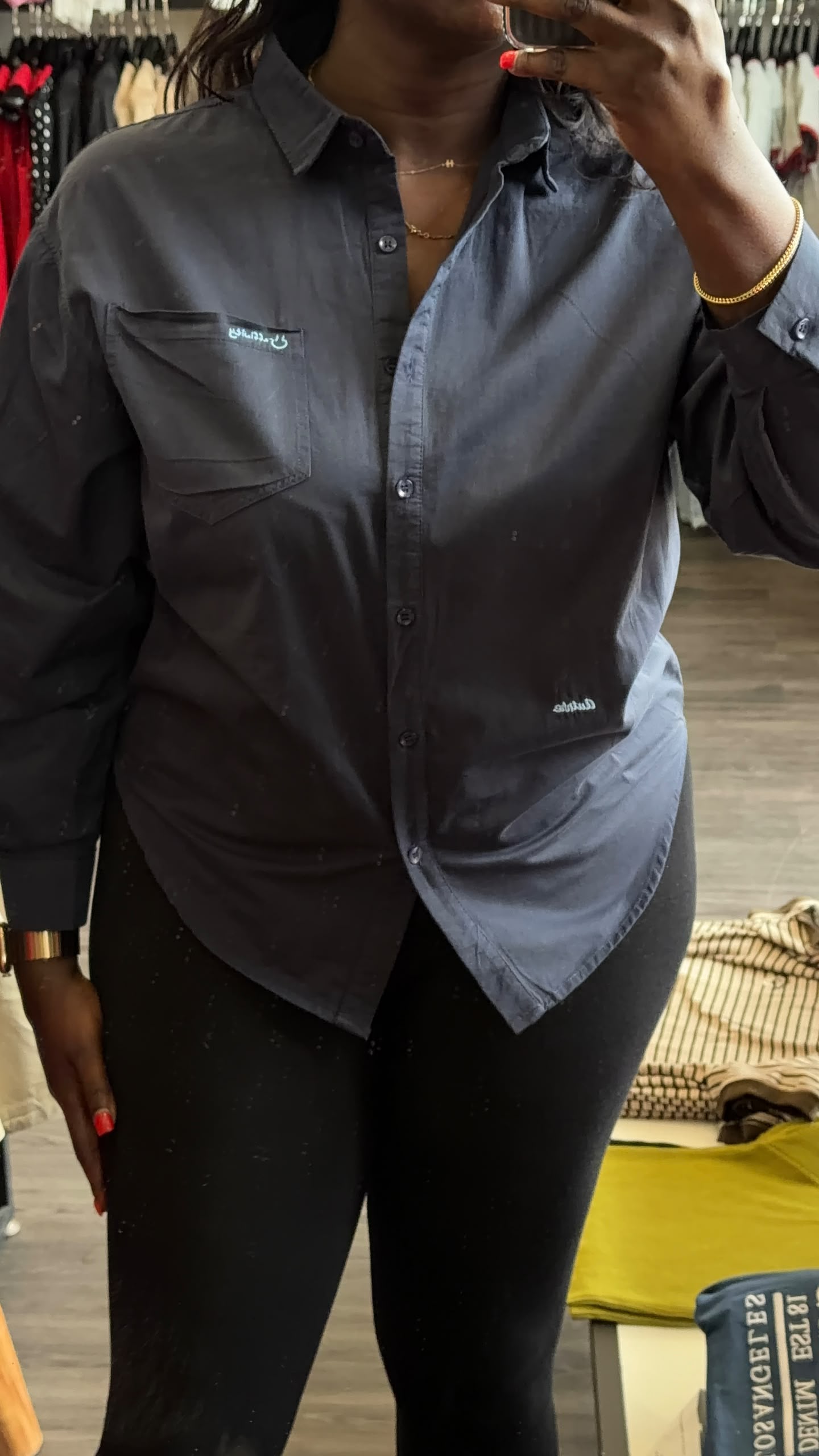 Zita shirt navy