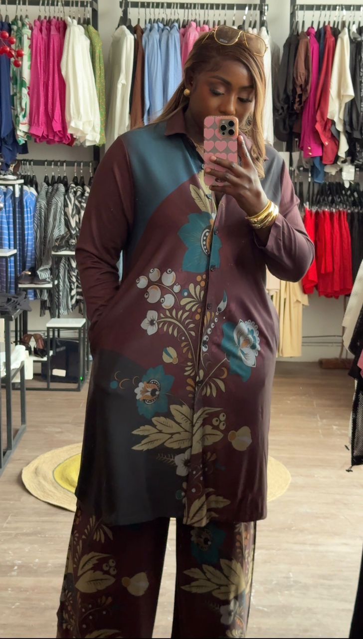 Yasmin set burgundy