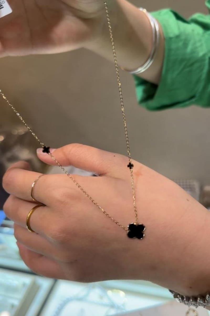 Salma 14-karat Gold necklace