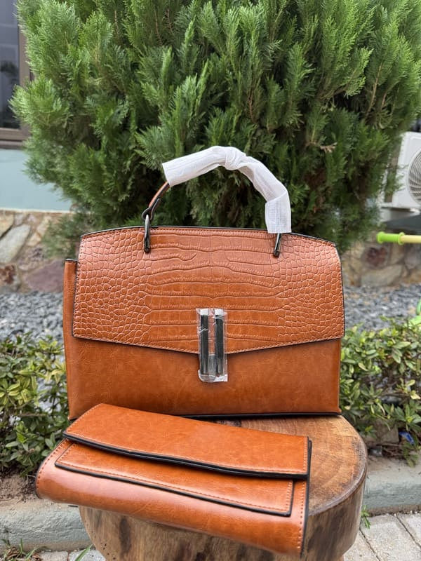 Croc-top bag