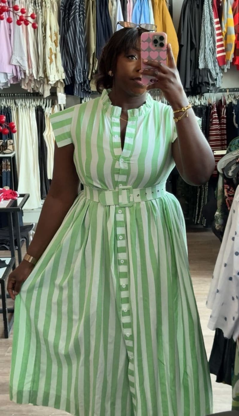Millicent dress green