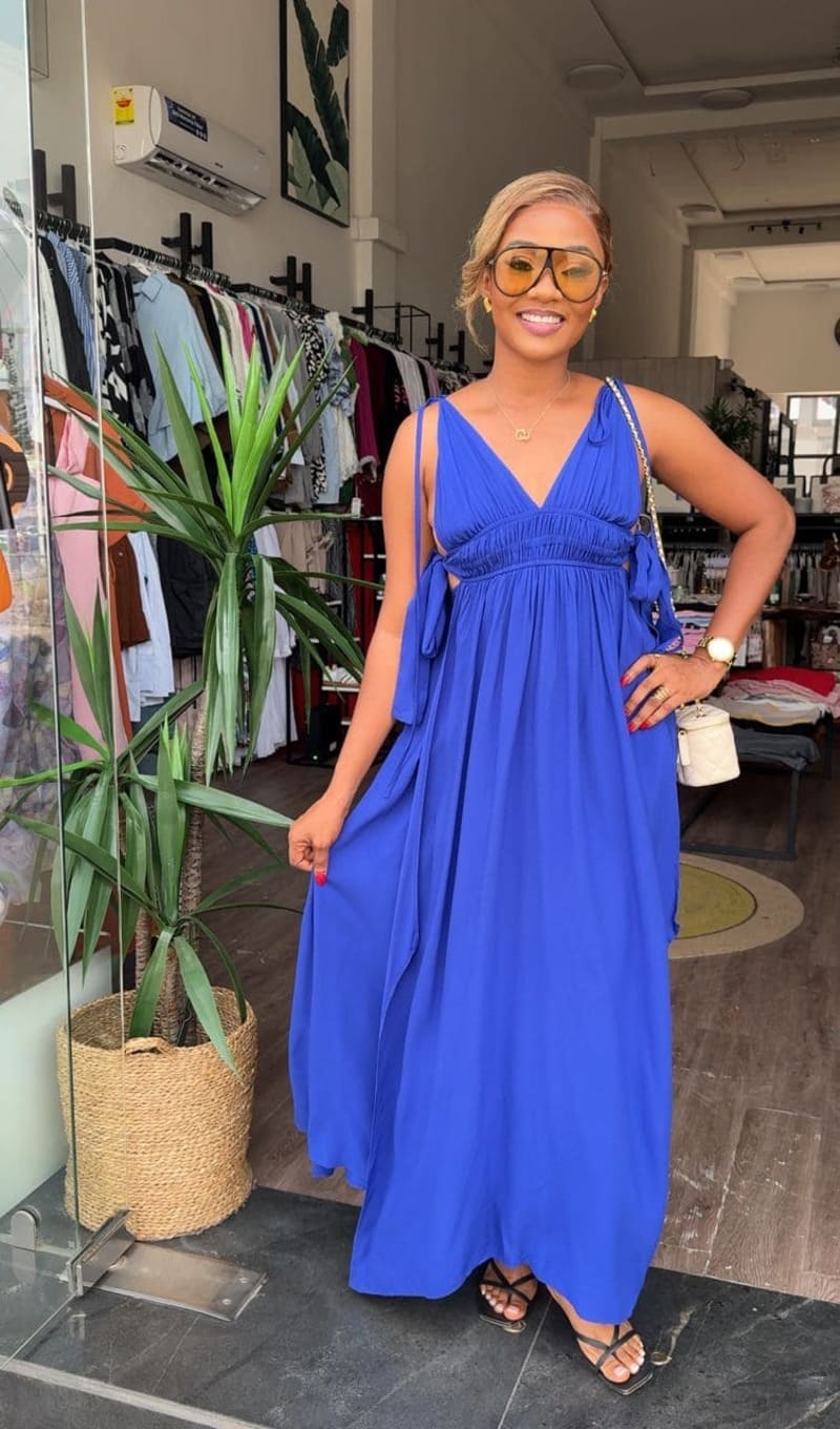 Kiara dress blue