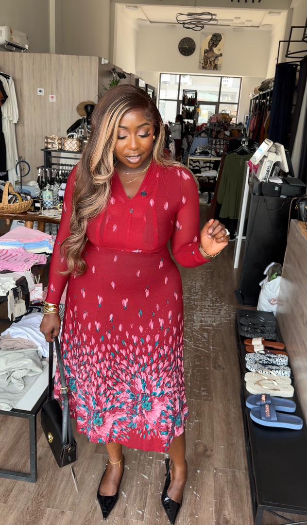 Zuri dress red