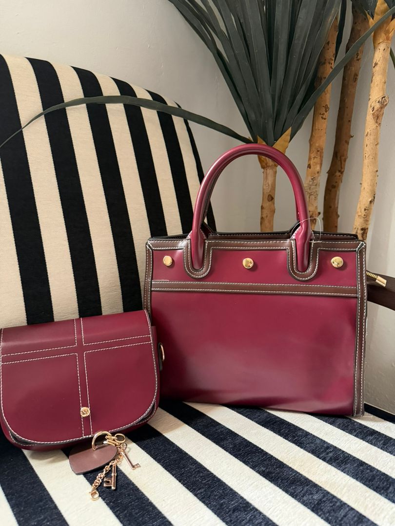 Haley bag maroon
