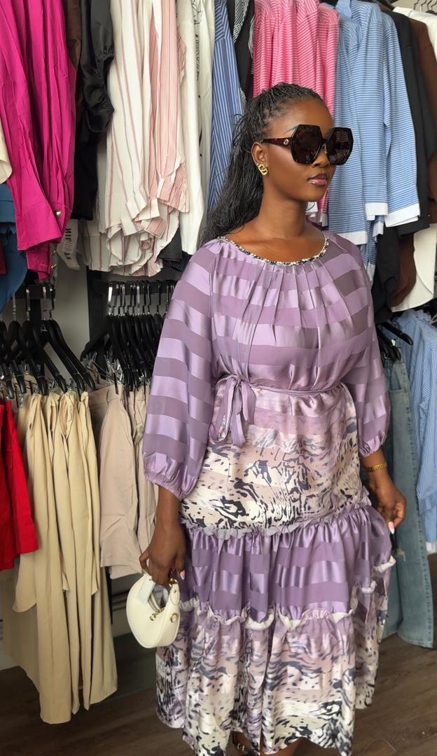 Tyra dress purple