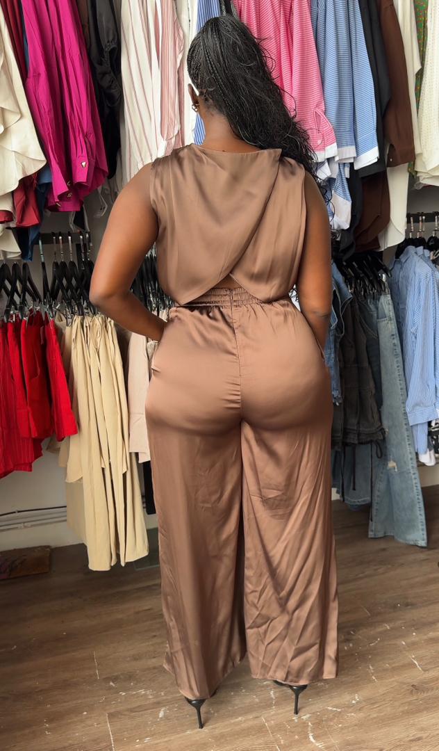 Ghita jumpsuit brown