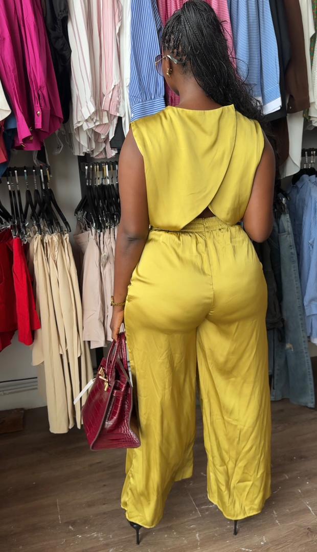 Ghita jumpsuit gold