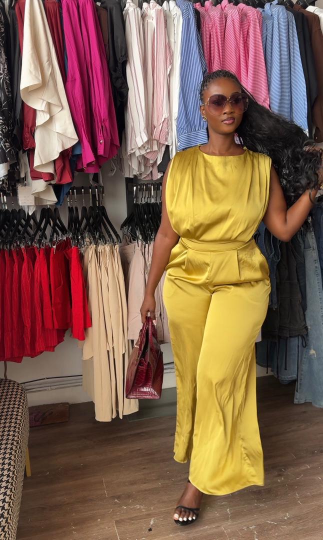 Ghita jumpsuit gold