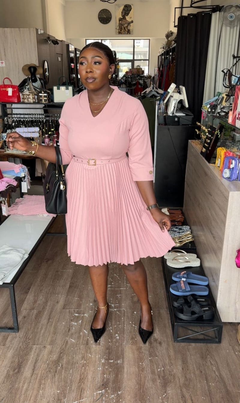Nora dress pink