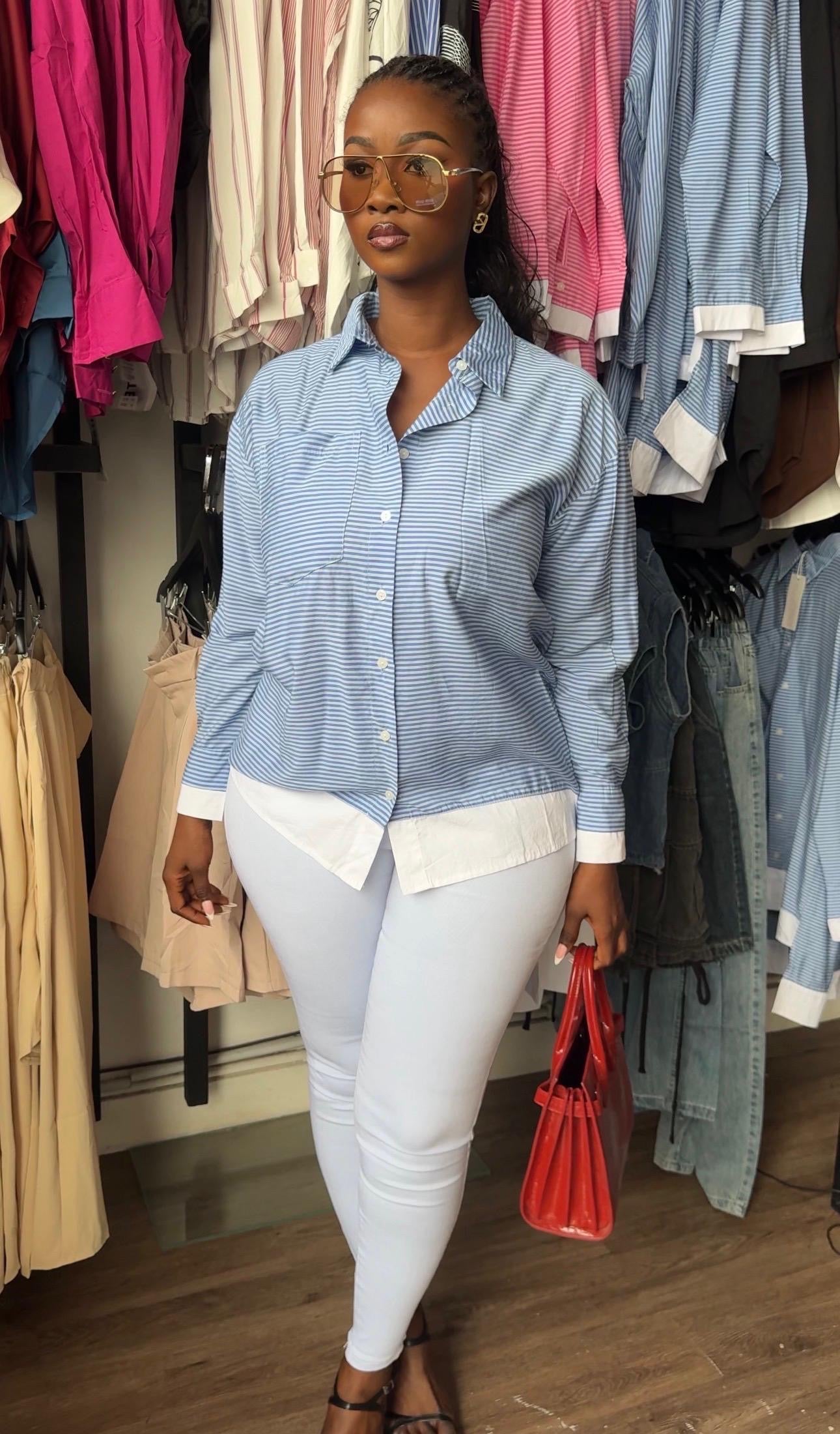 Ella shirt blue